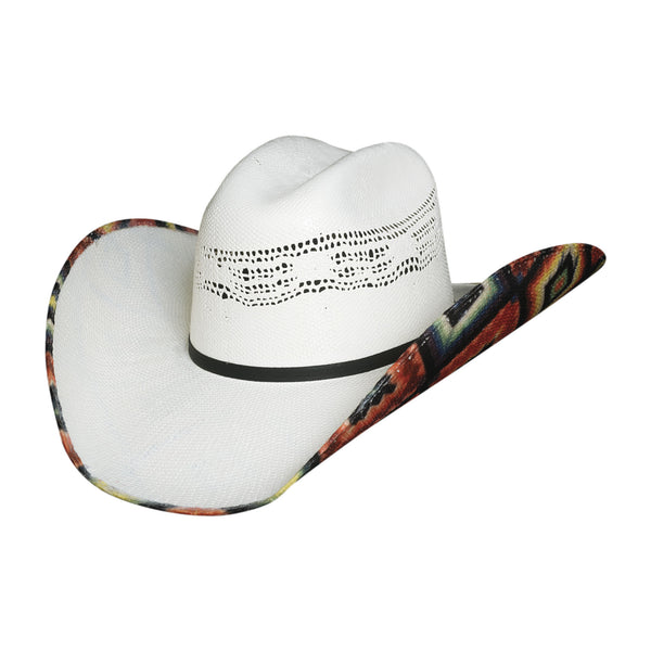 Wild Thoughts 2 Aztec Bangora Straw Cowboy Hat by Bullhide Hats